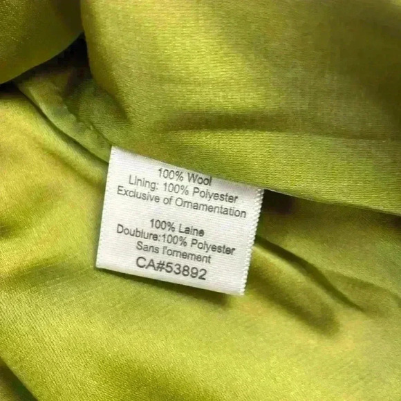 Icelandic Designs women’s size small wool short button up lined jacket pockets - Picture 7 of 9